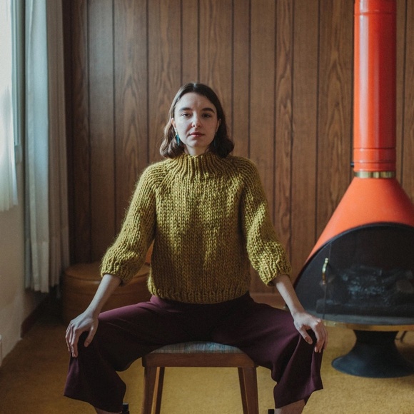 Good Night, Day Sweaters - Goodnight Day Strathcona Sweater in 'Moss'